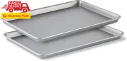 1826034 Nonstick Bakeware, Baking Sheet, 2-Piece Set Silver