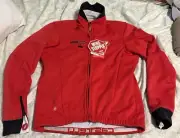Castelli Espresso Due WindStopper Soft Shell Jacket Red Sz M Nwt