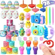Skirfy Party Favors for Kids,78 PCS Treasure Box Toys Classroom Prizes, Pinata Easter Goodie Basket Bag Stuffers,Birtday Carvinal Gift for Boys Girl