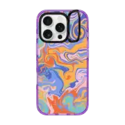 iPhone 16 Pro Impact Ring Stand Case MagSafe Compatible Trippy by Oh So Graceful