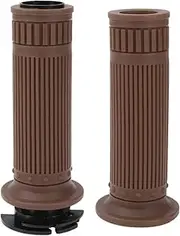 X AUTOHAUX 7/8" 22mm 15/16" 24mm Motorcycle Hand Grips Cover Kit Non Slip TPU Handlebar Cover for Motorcycle Scooter Bicycle ATV Light Brown 1 Set