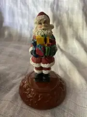 World Showcase Terra Cotta Cookie Press Christmas Santa Clause rare