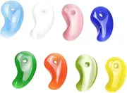 [KALLORY] Opal Pendant Keychain Diy Jewelry Making Charms (8pcs) Necklace Charms for Women