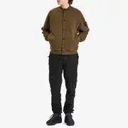 Stone Island Old Effect Brushed Cotton Canvas Cargo Pants