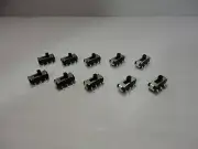 10X Pack MSS22D18 Mini Miniature SMD SMT Slide Switch 2P2T Straight 6 Pin Handle