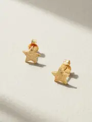 [Carolina Bucci] Carolina Bucci - Florentine 18-karat Gold Earrings - One size One size Gold