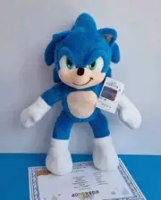 BUILD A BEAR Sonic The Hedgehog 3 WITH SOUND PLUSH BNWT Gift Idea