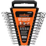 12x Metric Combination Spanner Ring Open Ended Combo Spanners CRV Storage Tool