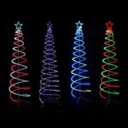 2.1M LED Double Spiral Tree - 4 Colour Options