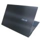 【Ezstick】ASUS ZenBook Pro Duo 15 UX582 UX582LR 黑色卡夢紋機身貼(含上蓋貼、底部貼)