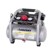 2 Gal. 135 PSI Portable Electric Oil-Free Quiet Jobsite Air Compressor with Dual