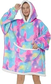 Wearable Blanket - Long Sleeve Blanket Sweatshirt with Giant Pocket | Sweater Blanket Hoodie for Sofa Bed Travel Camping, Wearable Throw Blanket Pochy
