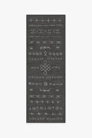 75' x 215' | Machine Washable Runner Rug | Kid & Pet Friendly | Indoor Rug | Astrid Soft Black Flatwoven Rug | Ruggable