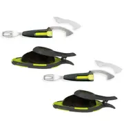 4pc Savannah Smart Avocado Core Remover Kitchen Slicer/Cutter Peeler Set Green