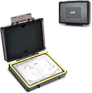 JJC 3.5 inch External Hard Drive Disk Case Portable Carrying Holder for Laptop PC 3.5" Hard Drive HDD SDD Bag Storage Case, Water-Resistant and Shockproof