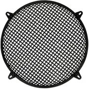 Goldwood Subwoofer Grille and Hardware 12" Steel Waffle Speaker Woofer Grill Black (SWG-12C)