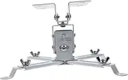 TEHAUX Projector Hanging Bracket Ceiling Mount Rack Stretch Holder 30kg Capacity 90° Angle Adjustment Carbon Steel