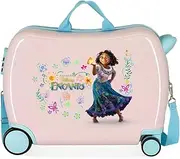 [Disney] Charming Children's Suitcase Pink 50x39x20cm Rigid ABS Combination Closure Side 34L 1.8 kg 4 Wheels, Pink, Suitcases Sliding