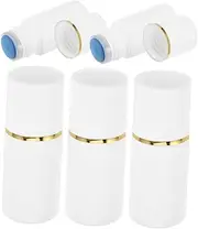 BESTYASH 5pcs Refillable Liquid Applicator Bottles with Sponge Heads Travel Cosmetic Container for Essential Oils Lotions Ink Application Compact Skin Friendly