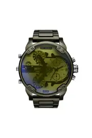 [Diesel] Diesel - Mr. Daddy 2.0 Green Stainless Steel Watch - Timeframes - Man - Green UNI Green