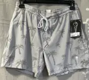 Mad Pelican Men’s LG Scratchy Palms Jeremiah's Trunk Shorts Swim Trunks
