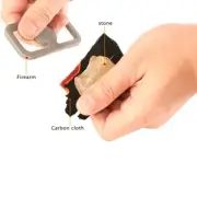 Fire Starter Flint Starter Steel Striker Kit Emergency Outdoor Survival Lighter
