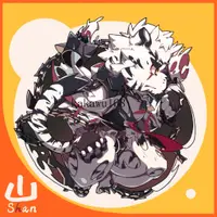 在飛比找蝦皮購物優惠-明日方舟 阿 山 吽 鑰匙扣 立牌 獸人周邊 furry