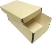 Photo Card Box, Museum-Quality Archival Storage, Acid-Free with Removable Lid, B