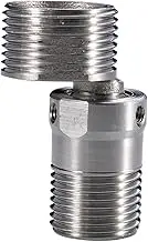 Faucet Angle Adapter - 4.7x2.5cm Heavy Shower Components are Easy to Clean, Curved Angle Adjustable Stainless Steel Foot Tap, Doc Flexibility Hose