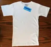 Plain white T-shirt Gymphlex Fit For Sport 34-36 inch chest NEW tee top boy girl