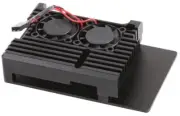 CYNTECH - Active Heatsink Case for Raspberry Pi 4, Black
