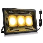 450W Waterproof Led Grow Light, Sunlike Full Spectrum Grow 3-Bulbs(450W)