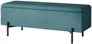 Artiss Storage Ottoman Blanket Box Bench 140cm Large Seat Chest Velvet Green