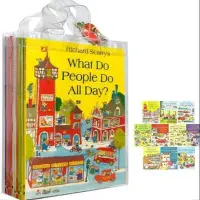 在飛比找Yahoo!奇摩拍賣優惠-Richard Scarry bag with 10 boo