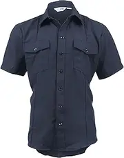 [Lion] StationWear Nomex IIIA Uniform Shirt - Firefighter Uniform Shirt - Flame Resistant - Military Style - Navy