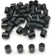 Lego 50 New Black Connector Technic Round Pieces