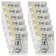 12x 16pc Hello Sunshine Baby/Toddler Milestone Reusable Photo Prop Tie Stickers