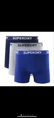 在飛比找Yahoo!奇摩拍賣優惠-(高雄誠信小舖)Superdry 極度乾燥 三件組內褲 四角