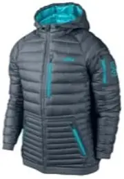 [Nike] Men's Lebron Hybrid Down Jacket - Armory Slate/Gamma Blue/Anthracite (XX-Large)