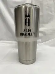 Alec Bradley Cigars Tumbler Travel Cup Brushed Steel NIB