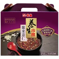 在飛比找蝦皮購物優惠-[促銷]【泰山】養生珍饌紫米薏仁粥255g(12入/禮盒)
