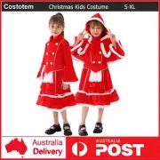 Kid Girl Christmas Dress Xmas Princess Lolita Cosplay Costumes Party Fancy Dress