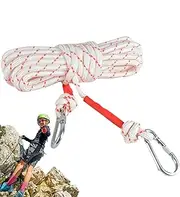 Fire Escape Rope,Climbing Survival Steel Wire Core Rope - Men Women Sports Enthusiasts Rescue Tool Versatile for Husband, Father, Boyfriend
