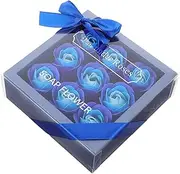 Healvian 1 Box Rose Soap Flower present Artificial Roses Rose Petals Fake Roses Bouquet Soap Flower