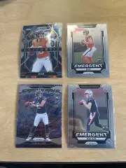 NFL Prizm 2024 QB Rookie Insert Lot x4 Bo Nix, Drake Maye, Caleb Williams