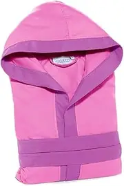 [Caleffi] Tecno Bi-Colour Bathrobe with Hood, Microfibre, Natural, S