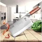 Handmade Cleaver Knife Forged Steel Polished Wood Handle 60 HRC Japanese Chef xL
