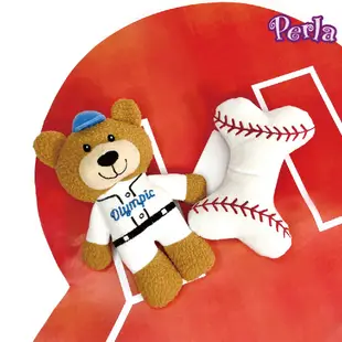 Perlapets 棒球熊組 絨毛填充玩具 寵物玩具 狗玩具