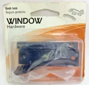 F 2532 Slim Line Sliding Window Sash Lock, 2-1/4 In. Hole Centers, Diecast Zi...
