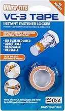 VC-3 Tape Instant Threadlocker - Adjust, Remove, & Reuse,0.625''W x 60''L,23805BC